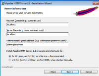 Ustawienia serwera Apache dla localhost