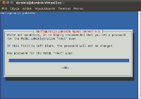Konfiguracja pakietu MySQL - ustawianie hasła dla administratora